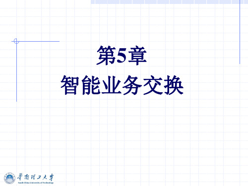 现代交换技术--第5章智能交换