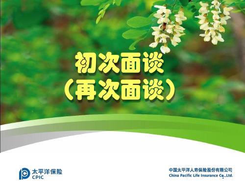 初次面谈