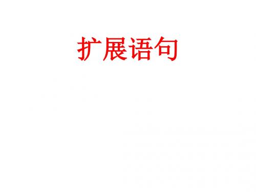 扩展语句