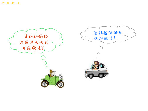 汽车传动系概述离合器变速器