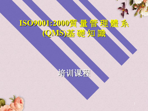 ISO90012000质量管理体系(QMS)基础知识(PPT 104页)