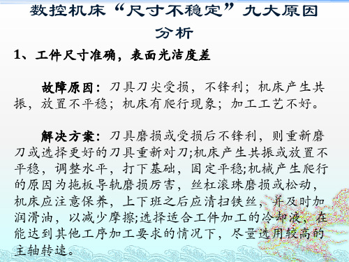 数控加工工艺资料