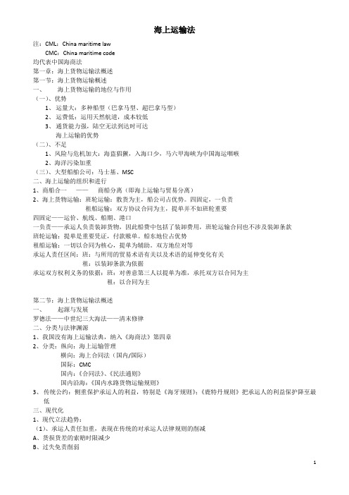 海上运输法(完)