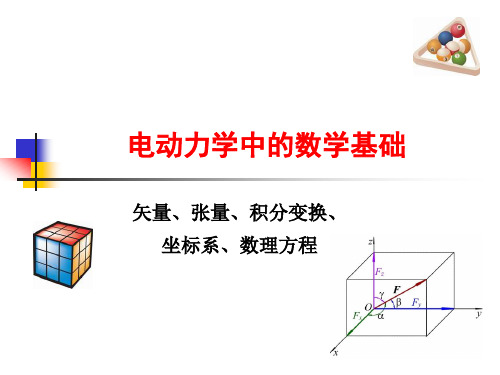 电动力学数学基础 PPT课件