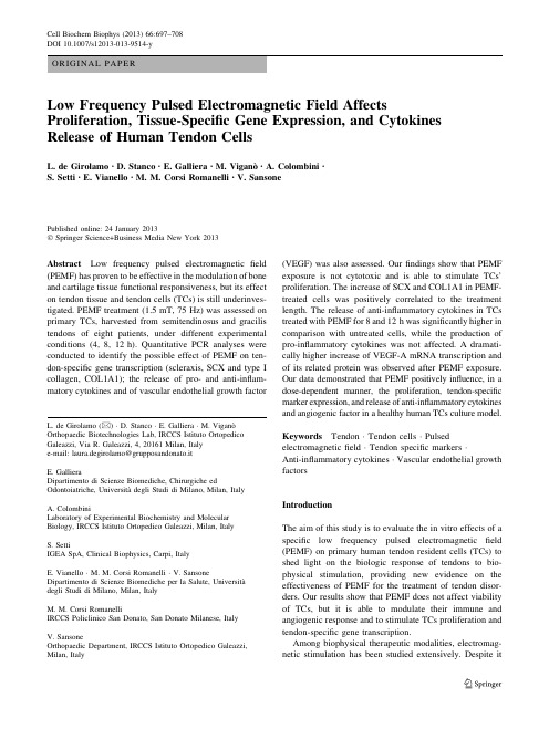 Low Frequency Pulsed Electromagnetic Field Affects