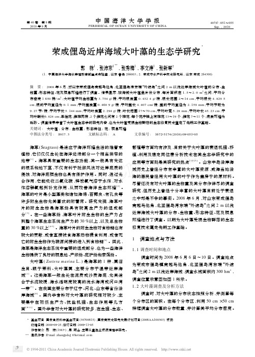荣成俚岛近岸海域大叶藻的生态学研究