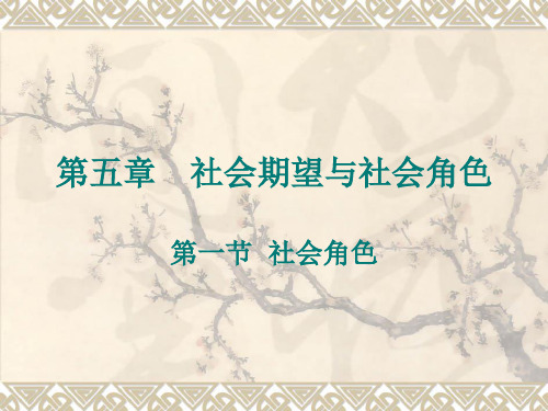 角色社会化