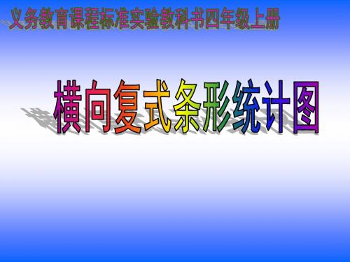 横向复式条形统计图