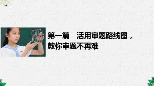 高考数学二轮增分策略：第1篇《活用审题路线图,教你审题不再难》ppt课件