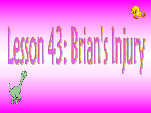 英语：Unit-6-《Accidents!》Lesson-43课件(1)(冀教版九年级上)(1)