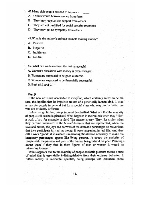 东北师范大学2010年考博英语+答案3