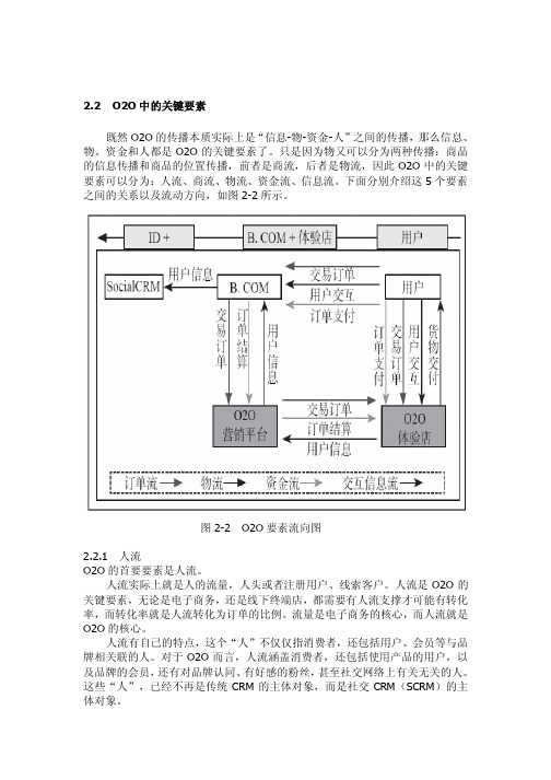 2.2 O2O中的关键要素