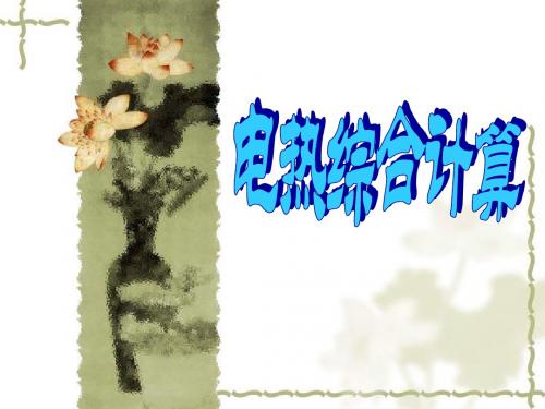 电热综合计算专题