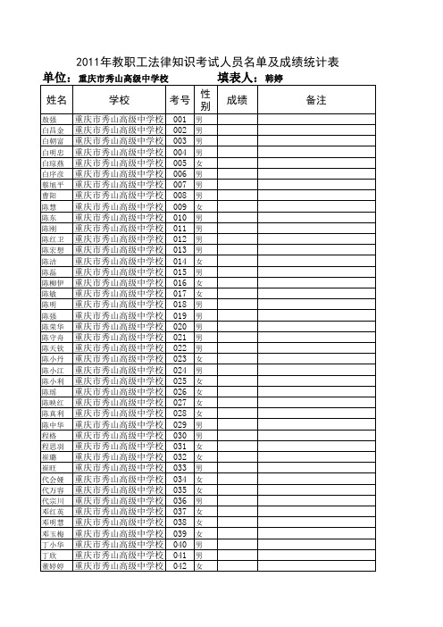 法律知识考试