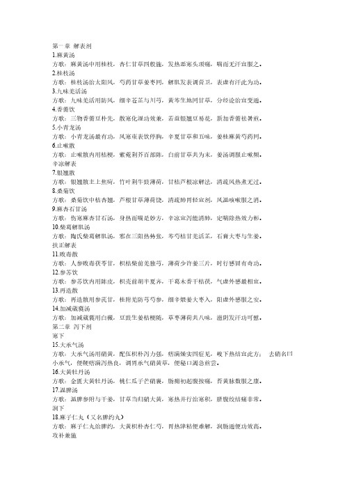 【免费下载】中药方歌150首