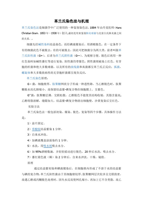 革兰氏染色法