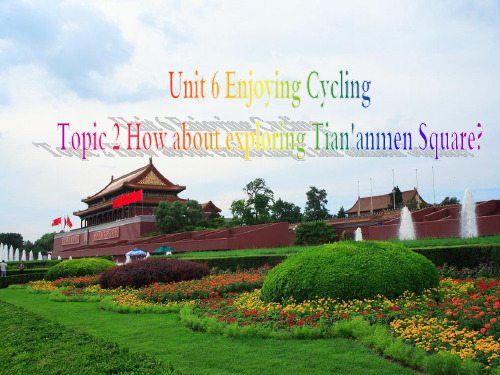 仁爱八下Unit 6 Topic 2 复习课件
