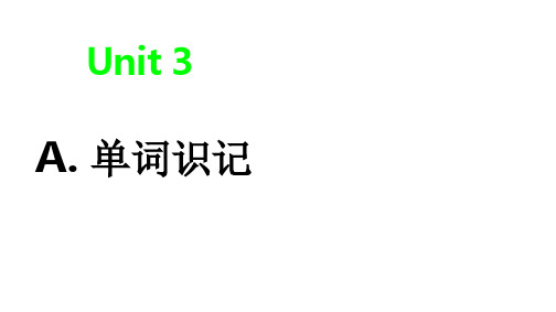 英语考研词汇汇总 第三单元 初识词汇