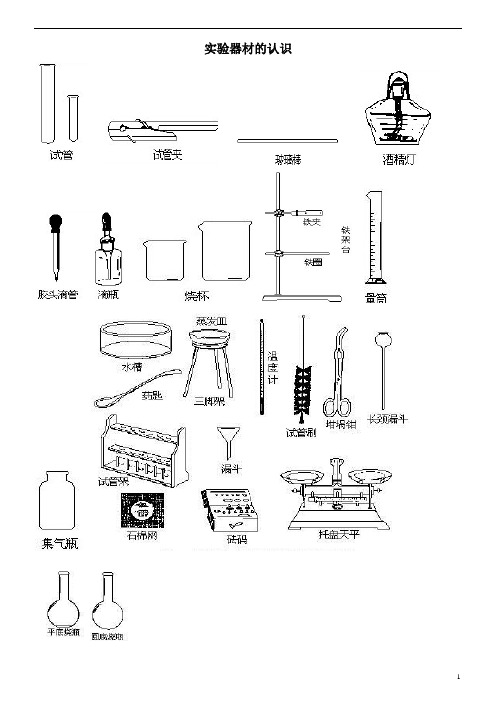 初中化学常用实验仪器的使用方法及注意事项