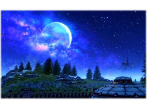 部编版语文一年级下册《夜色》ppt (1)