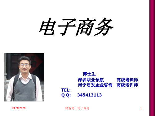 电子商务导论第一二章电子商务PPT课件