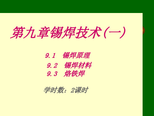5、锡焊技术(1) SMT课件
