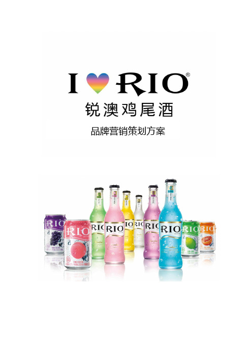 锐澳RIO鸡尾酒品牌营销策划方案
