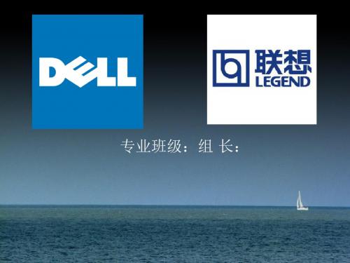 组织行为学 戴尔对比联想