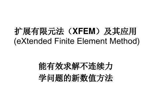 扩展有限元法(XFEM)及其应用12