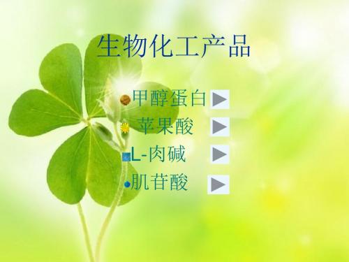 生物化工产品培训课程(PPT83张)