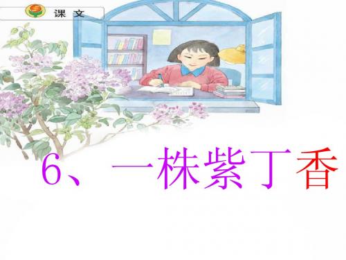 苏教版二年级上册5《一株紫丁香》课件