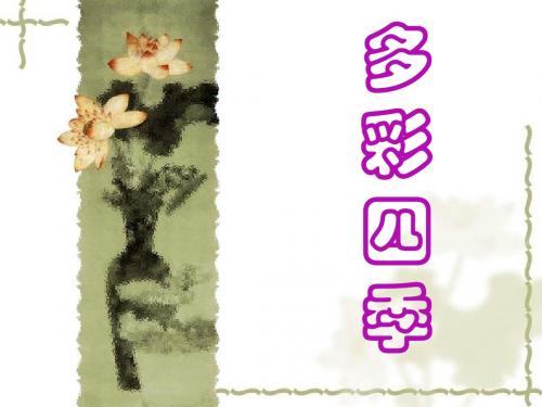 夏感PPT课件83 人教版 (共31张PPT)