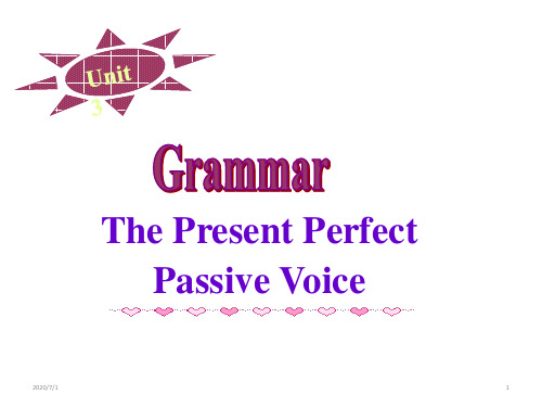 人教版高中英语必修二第三单元-Grammar(共29张PPT)