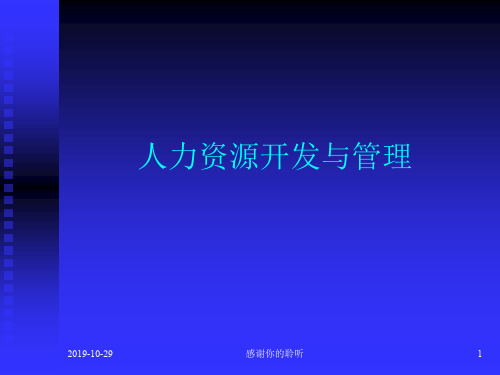人力资源开发与管理模板.pptx