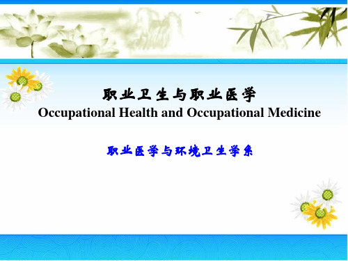 (精品) 职业生理学-课件