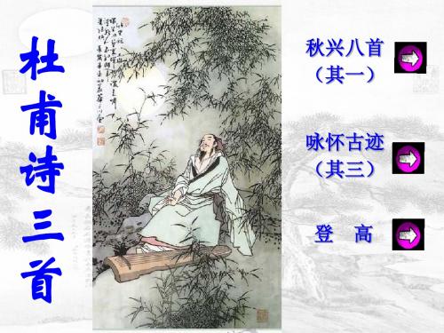 《杜甫诗三首》优秀完整课件