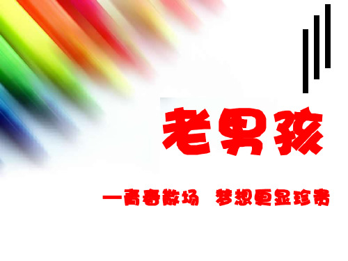 音乐鉴赏-老男孩