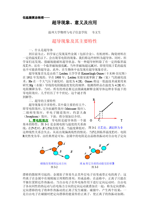 超导现象,意义及应用