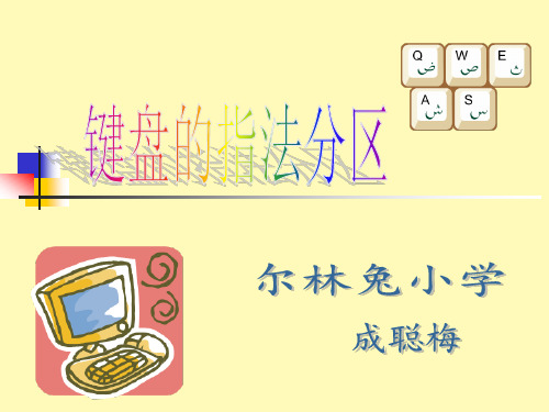 键盘的指法分区