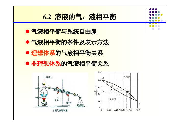 6.2.1-6.2.2 溶液的气、液相平衡1-平衡常数法-pdf