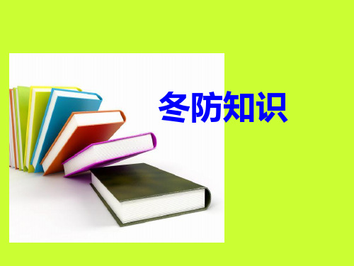 冬防知识培训ppt课件
