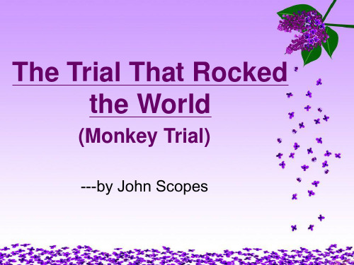 the_trial_that_rocked_the_world_背景介绍