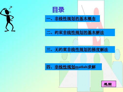 数学建模 非线性规划