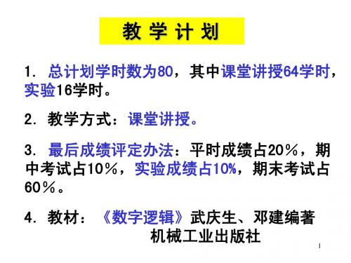[课件]数字逻辑_第一章_数制与码制