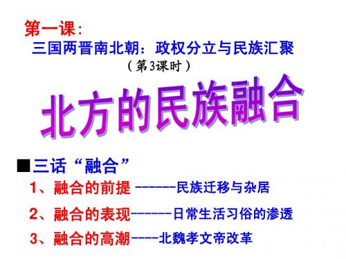 4-1-3 北方的民族融合