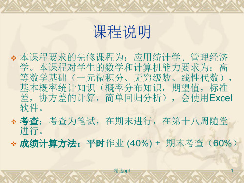《投资理财导论》PPT课件