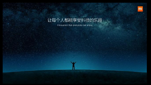 小米___让人们享受科技的乐趣
