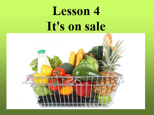 中职英语第二册Unit6-shopping Lesson 4