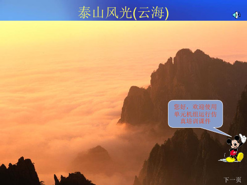 单元机组运行仿真实习课件(编辑)