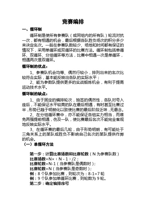 竞赛编排